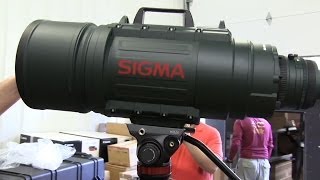 Sigma APO 200500mm F284001000mm EX DG Unboxing [upl. by Ocirne]