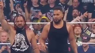 Anyone else notice Tama Tonga and Tonga Loas reaction wwe smackdown [upl. by Haneen]