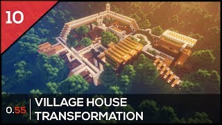 MINECRAFT HOUSE DESIGN  Village house transformation Architecture showcase [upl. by Fanestil411]