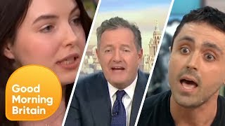 Piers Morgans Most Fiery Vegan Debates Ever  Good Morning Britain [upl. by Naneik]