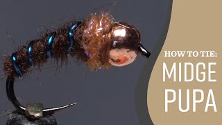 Fly Tying Tutorial Midge Pupa Nymph  Killer Trout Fly Pattern [upl. by Ahsiuqram]