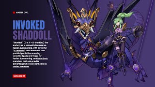 Invoked Shaddoll S34 Master Duel [upl. by Adihsaar]