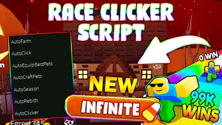 NEW Race Clicker Script PASTEBIN 2024 EVENT AUTOFARM AUTO REBIRTH AUTO RACE HATCH EGG [upl. by Danny]