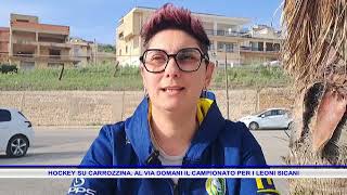 HOCKEY SU CARROZZINA AL VIA DOMANI IL CAMPIONATO PER I LEONI SICANI [upl. by Atteiluj]