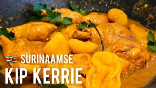 🇸🇷 Surinaamse Kip Kerrie en Aardappelen maken roti gerechtSurinamese chicken curry recipe [upl. by Atiragram810]