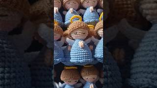 Recuerdos de bautizo a crochet crochetlove angelitos recuerdosdebautizo parati bautizo fyp ❤️ [upl. by Burrton678]