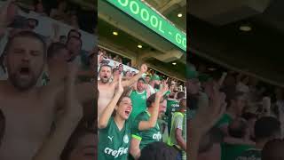 EXPLOSÃO DA TORCIDA COM O GOL DO BRENO LOPES CONTRA O FLUMINENSE brasileirão palmeiras [upl. by Barnabe]