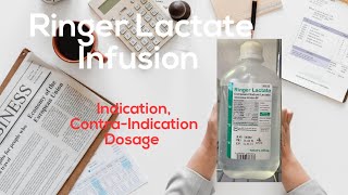 Ringer Lactate Infusion  Constituents Indication Dosage amp ContraIndication [upl. by Uzzial]