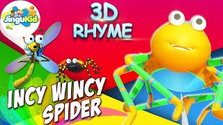 Incy Wincy Spider Nursery Rhyme With Lyrics  Cartoon Animation Rhymes amp Songs for Children [upl. by Shig]