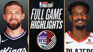 KINGS at TRAIL BLAZERS  EMIRATES NBA CUP 🏆  FULL GAME HIGHLIGHTS  November 29 2024 [upl. by Anirok]