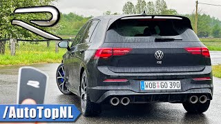 VW Golf R MK8 REVIEW on AUTOBAHN NO SPEED LIMIT by AutoTopNL [upl. by Retsevlys248]