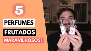 5 PERFUMES FRUTADOS  Perfumes com cheiro de frutas  Caio Mecca [upl. by Lyndy40]