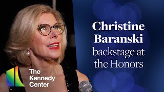 Christine Baranski backstage at the 46th Kennedy Center Honors 2023 [upl. by Nera]