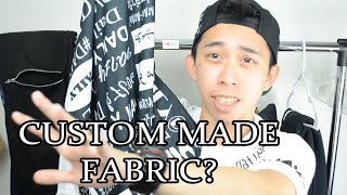 CUSTOM MADE FABRIC  Spoonflower review [upl. by Oicul508]