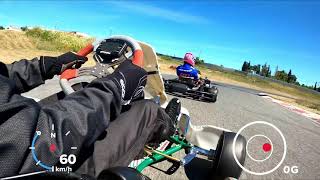 Tony Kart Rotax 125 Practice 1 at KartodromoAfidnes by Minoas Mathioudakis 160521 [upl. by Hnamik]