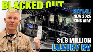 The COOLEST RV Weve SEEN BLACKED OUT  NEW 2025 Newmar KING Aire Luxury Motorhome [upl. by Jochebed]