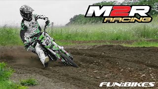 16 Year Old Rips it Up on Track  The M2R KMXR 1412 Pit Bike  FunBikes [upl. by Anomar]