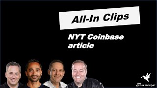 David Sacks on the Coinbase New York Time story [upl. by Adleremse]