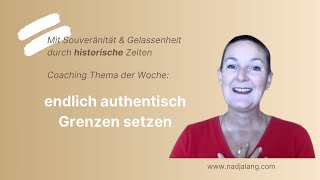 endlich authentisch Grenzen setzen [upl. by Aniluap631]