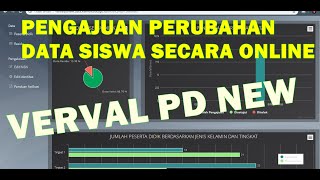 VERVAL PD NEW  CARA MERUBAH DATA PESERTA DIDIK  ONLINE [upl. by Fae]