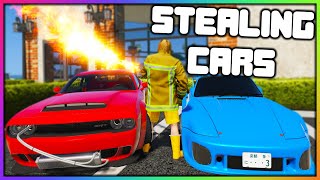 GTA 5 Roleplay  STEALING CARS WITH A FLAMETHROWER  RedlineRP [upl. by Ala]