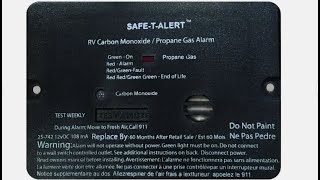 Replace Carbon Monoxide amp Propane Gas Alarm in Your RV [upl. by Sanoy92]