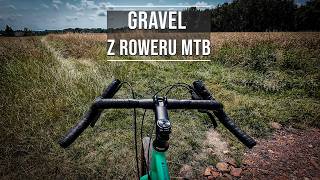 Jak zrobić Gravela z roweru MTB niskim kosztem [upl. by Yelsel137]