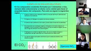 EJEMPLOS DE ENLACES COVALENTES MULTIPLES [upl. by Anilef]