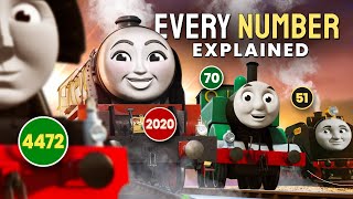 EVERY Number in Thomas amp Friends Explained [upl. by Malissia701]