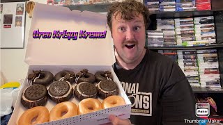 Taste Test Krispy Kreme Oreo Donuts [upl. by Htnamas]