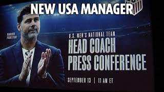 LIVE ExChelsea boss Mauricio Pochettinos first press conference as USA national team coach [upl. by Schoening]