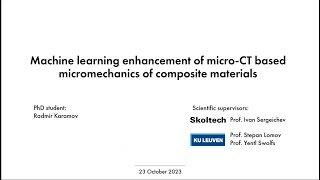 Joint PhD Thesis Defense with KU Leuven Radmir Karamov [upl. by Adien]