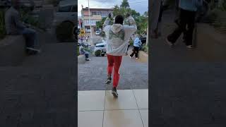 charl b rw sideflip prank on the street🇷🇼❤💕❤ [upl. by Saduj]