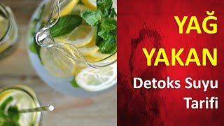 YAĞ YAKAN Detoks Suyu Tarifi [upl. by Hashimoto593]