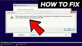 How to Fix quotNo device drivers were foundquot Error during Windows Setup [upl. by Sturrock]