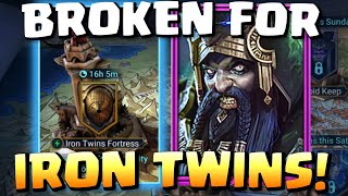 BEST IRON TWINS NUKER Geomancer is REQUIRED for TOP Iron Twins Teams Raid Shadow Legends [upl. by Licko]