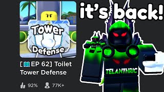 TOILET TOWER DEFENSE IS BACK [upl. by Fontana535]