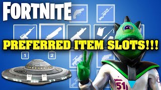 Fortnite Preferred Item Slots  NEW UPDATE  HUGE NEWS [upl. by Gladstone618]