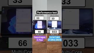 Snapdragon X Elite vs Lunar Lake Core 7 Ultra 256V performance test [upl. by Harness]