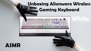 Unboxing the Alienware Wireless Gaming Keyboard  AW920K  ASMR [upl. by Raseda]