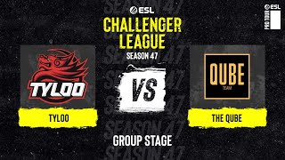 The Qube vs Tyloo  ESL Challenger League S47  Asia [upl. by Ahseka]