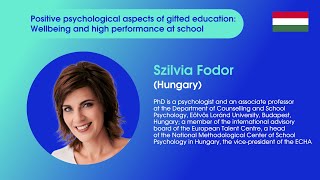 Positive psychological aspects of gifted education Wellbeing and high performance at school [upl. by Eam863]