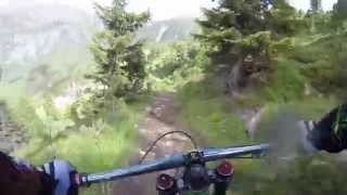 Mountainbike DOWNHILL in Sölden  Tirol  Österreich [upl. by Einhpets]