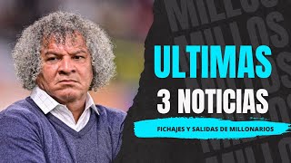 ✅💥Últimas 3 noticias de FICHAJES Y SALIDAS en Millonarios  09122024 [upl. by Auhsoj251]