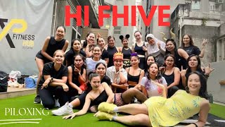 Hi Fhive with Coach Kathleen pilates dancing boxing [upl. by Euqnimod914]