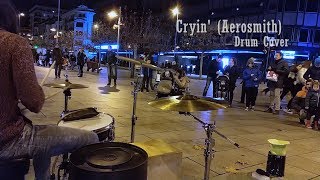 Cryin Aerosmith  Drum cover  Street Drum Session [upl. by Otrebireh]