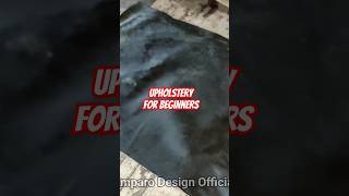 Upholstery for beginners step by step tutorial diy upholstery shortsvideo woodworking [upl. by Noillimaxam]