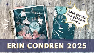 Erin Condren 2024 2025 Life Planner  Bold Blooms Review and Walk Through [upl. by Mikkanen]