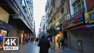 Tarde de domingo nublado en la Peatonal Lavalle Buenos Aires Argentina 4K [upl. by Anileve903]