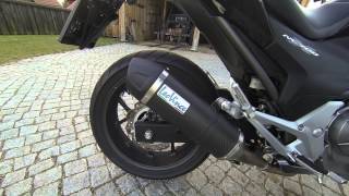 Nc 700 X Leo vince carbon Sound test [upl. by Sachiko]